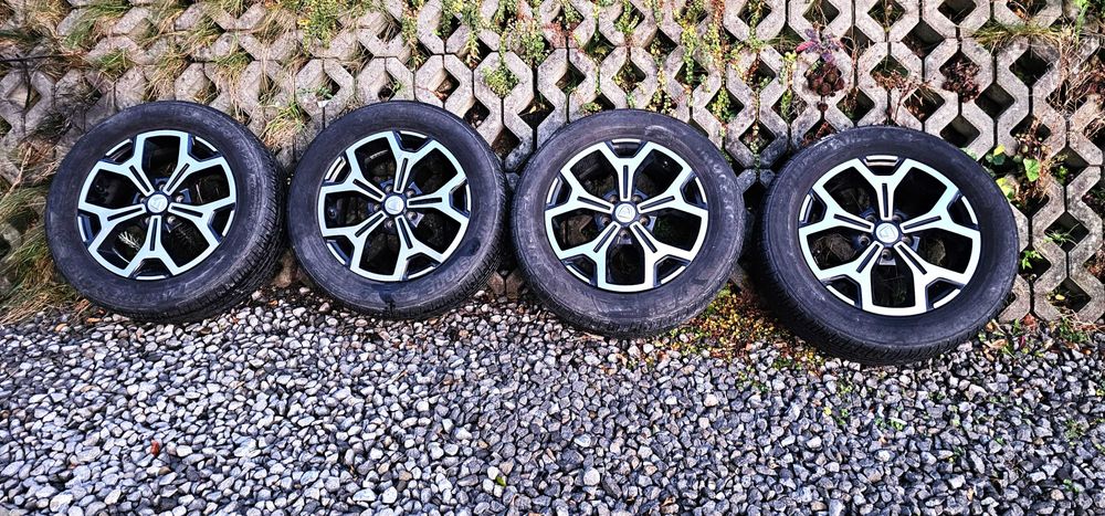 Felgi aluminiowe 17”Dacia Duster + opony Bridgestone 215/60R17 komplet