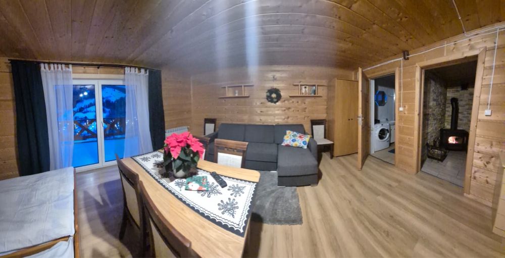 Domek w gorach z widokiem na Tatry /kominek/balia