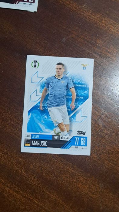 Cartas da coleção Match Attax da Topps 2024/2025 Adam Marusic