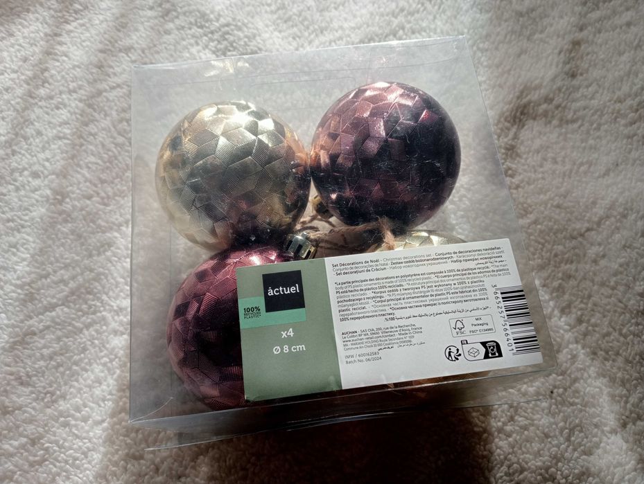 Conjunto decorações de Natal