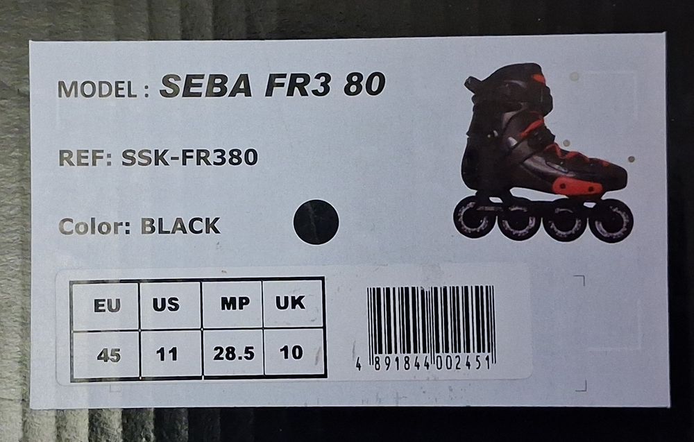 Seba FR3 80 (Розмір 45) — Стан нових всередині + Ключі