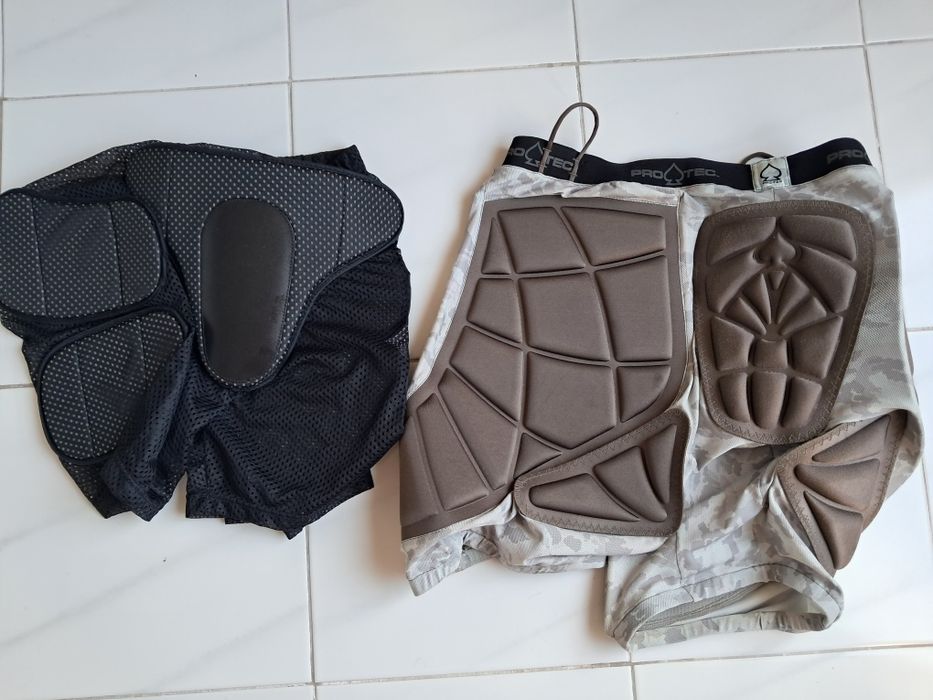 Calções de proteção/impacto