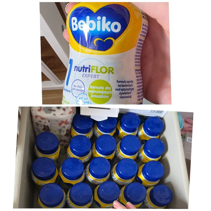 19x bebiko w buteleczkach w płynie 200ml