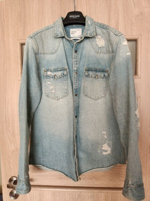 Koszula bluza kurtka jeansowa dżinsowa Zara