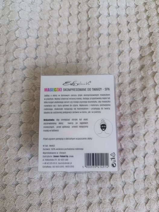Maseczki skompresowane do twarzy