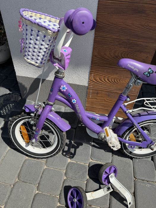 Rower dziecięcy 14" Twinkle Girly
