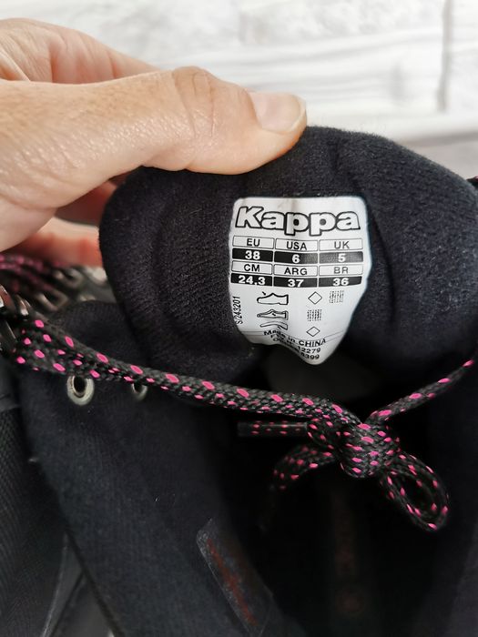 Damskie nowe buty trekkingowe Kappa trapery śniegowce r. 38