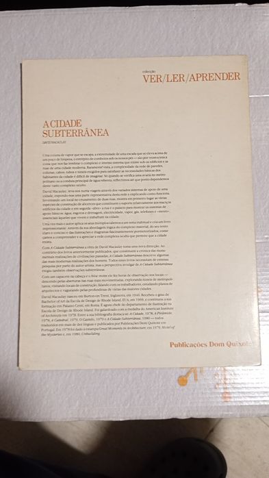 A Cidade Subterrânea, David Macaulay