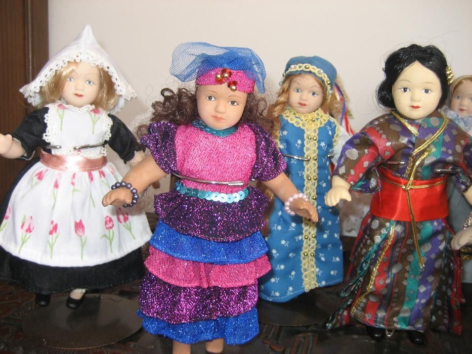 Bonecas de Porcelana de vários países