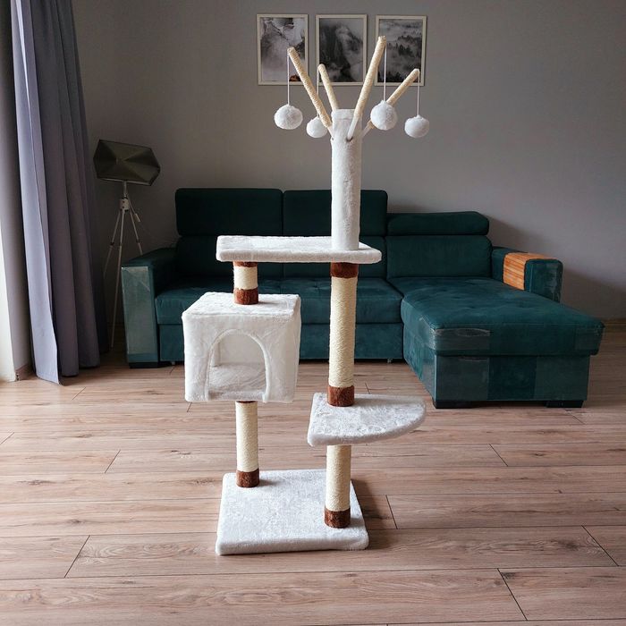 Drapak dla kota WYSOKI SOLIDNY NOWY drapak słupek