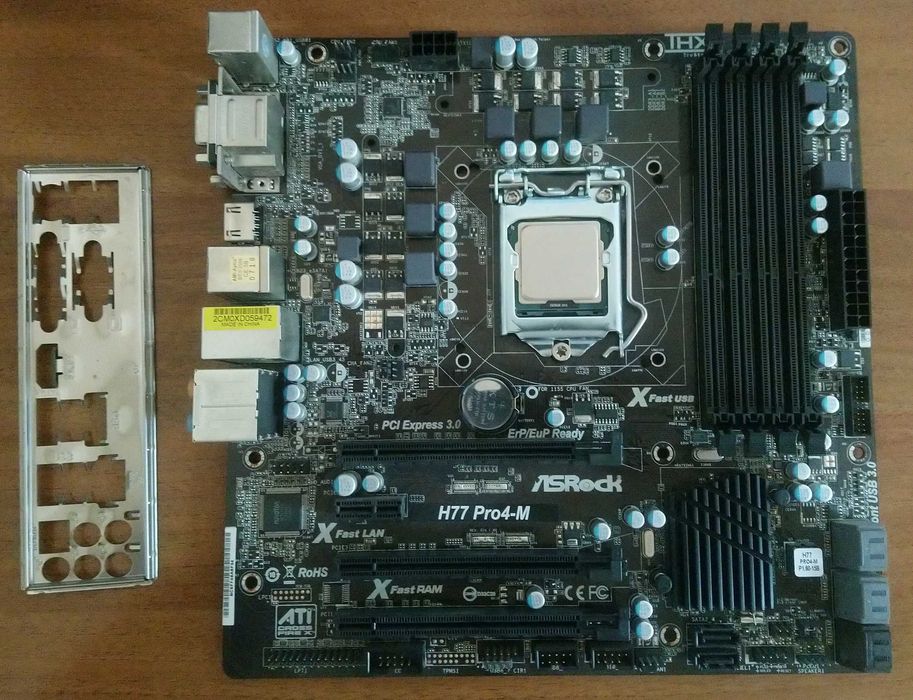AsRock H77 Pro4-M (сокет 1155) + Core i5 3330