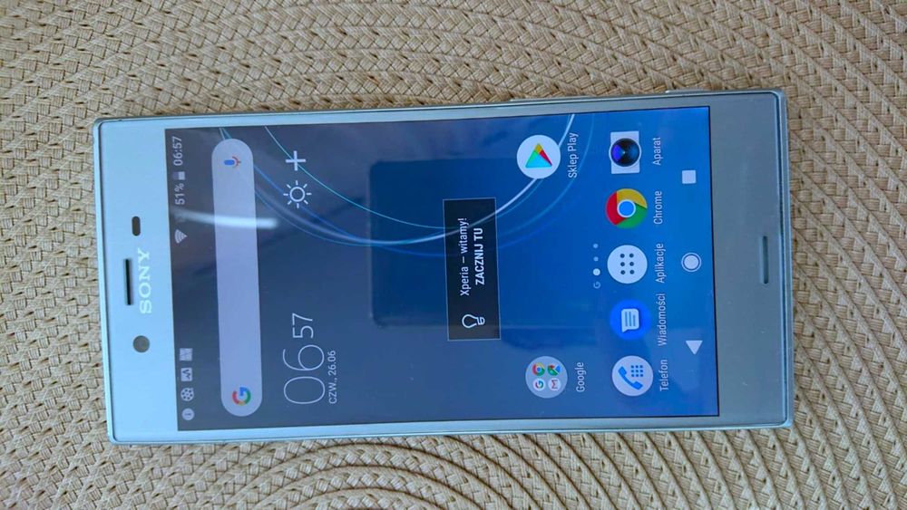 Smartfon Sony Xperia XZs, stan BDB z ładowarką NIEBIESKI cena ostateczna
