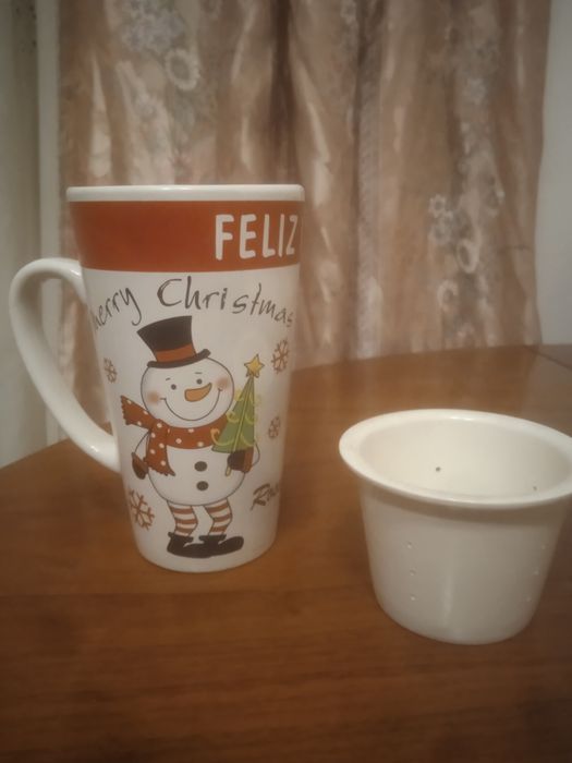 Caneca de Natal chá