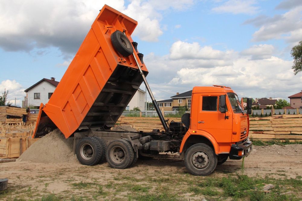 Аренда самосвала, экскаватора, манипулятора. Вывоз песка, отсева,щебня