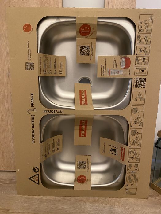 Zlewozmywak dwukomorowy nowy