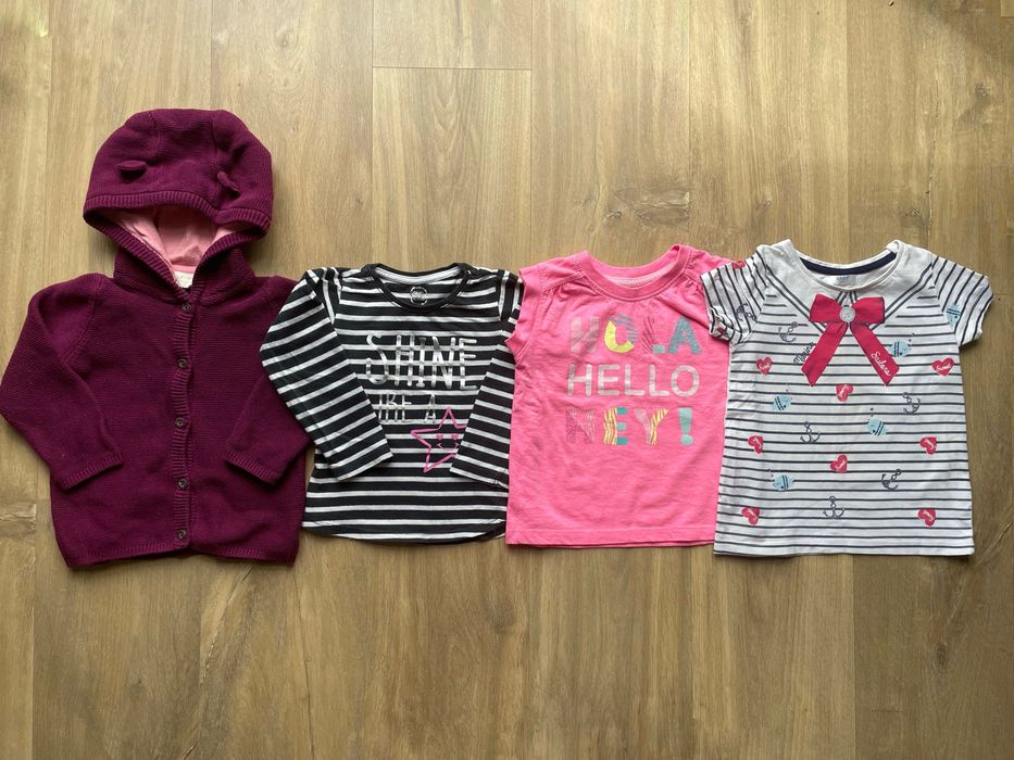 Zestaw ciuszków dla dziewczynki 4 szt. rozm. 92