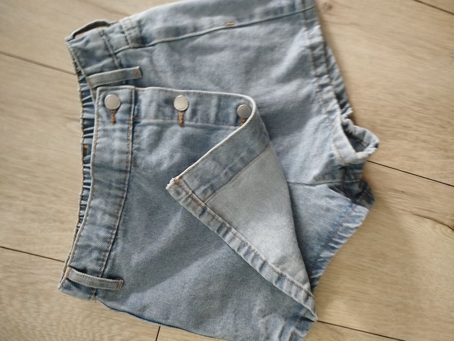 Nowe Spódnico-spodenki jeansowe