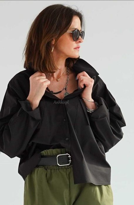 Koszula czarna oversize