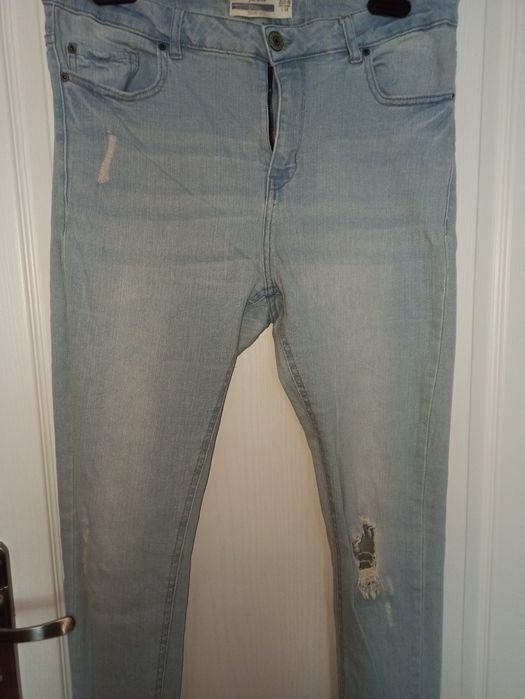 Dlugie spodnie jeansowe rozm 44