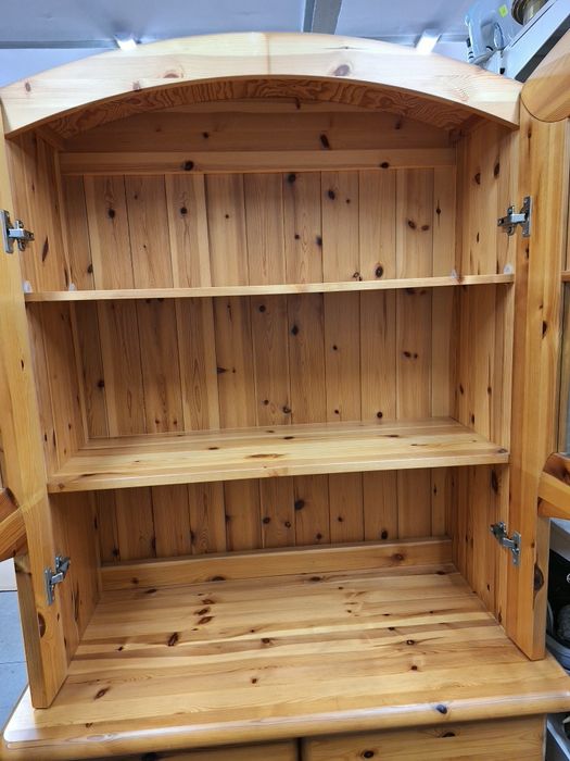 Witryna sosnowa drewno