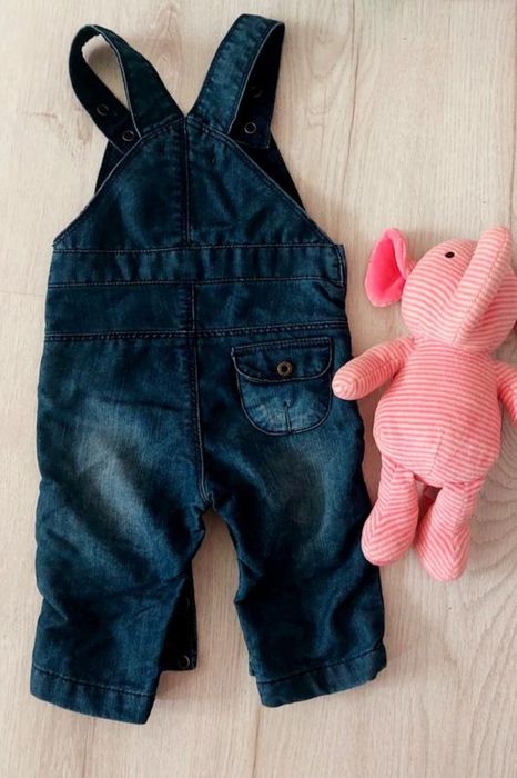 Джинсовий комбезик 0-6м.