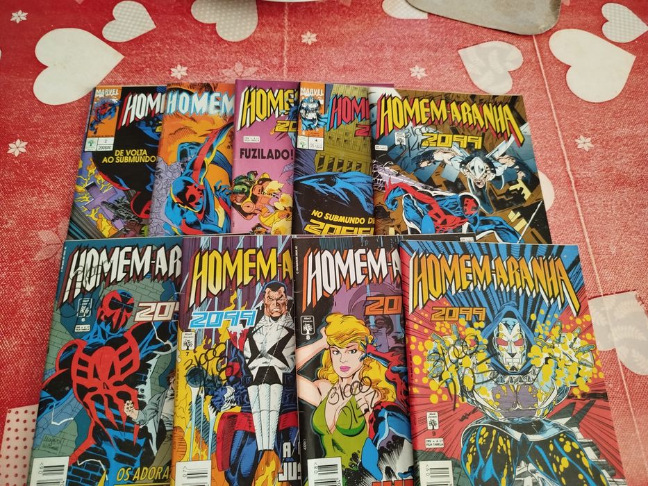 Lote BD Homem-Aranha 2099 + X-Men 2099 (Marvel Brasil / Portugal) – 10 Livros