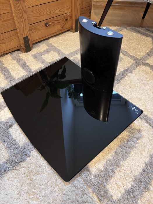 Szklany Stojak pod telewizor na dekoder