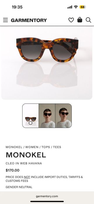 Monokel брендові сонцезахисні окуляри ( оригінал )