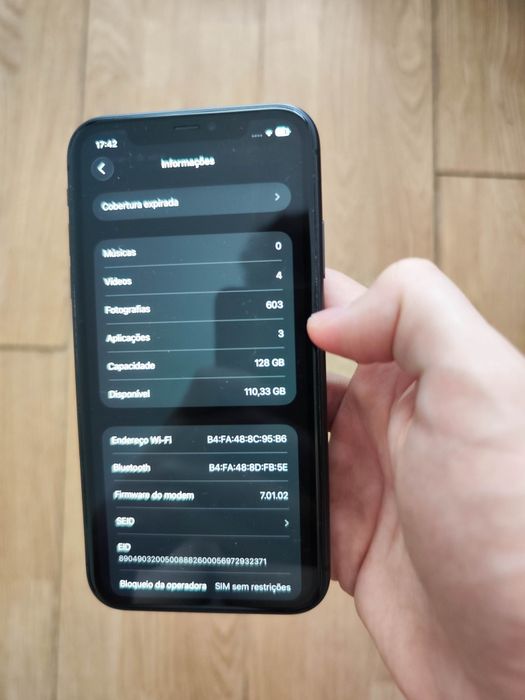 iPhone 11 preto 128GB