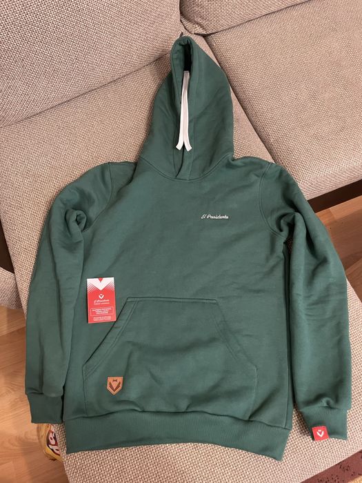 Bluza El Presidente logo butelkowa zieleń rozmiar M nowa