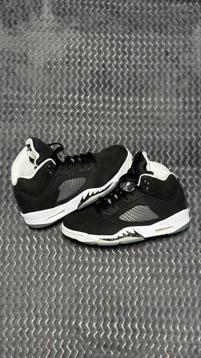 Nike Air Jordan 5 Retro Black White Grey Oreo