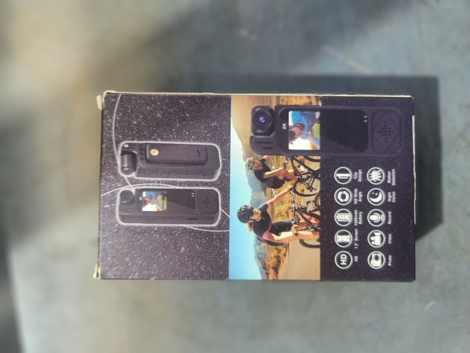 Camera portátil desportiva