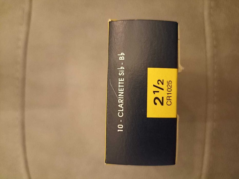 Palhetas Clarinete Bb Vandoren Tradicional Nº2 1/2