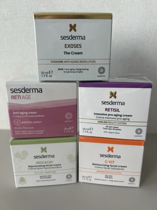 sesderma c-vit крем сесдерма вітамін с exoses retisil sescacay reti age