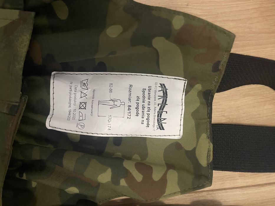 Gore tex Ubranie na zła pogode