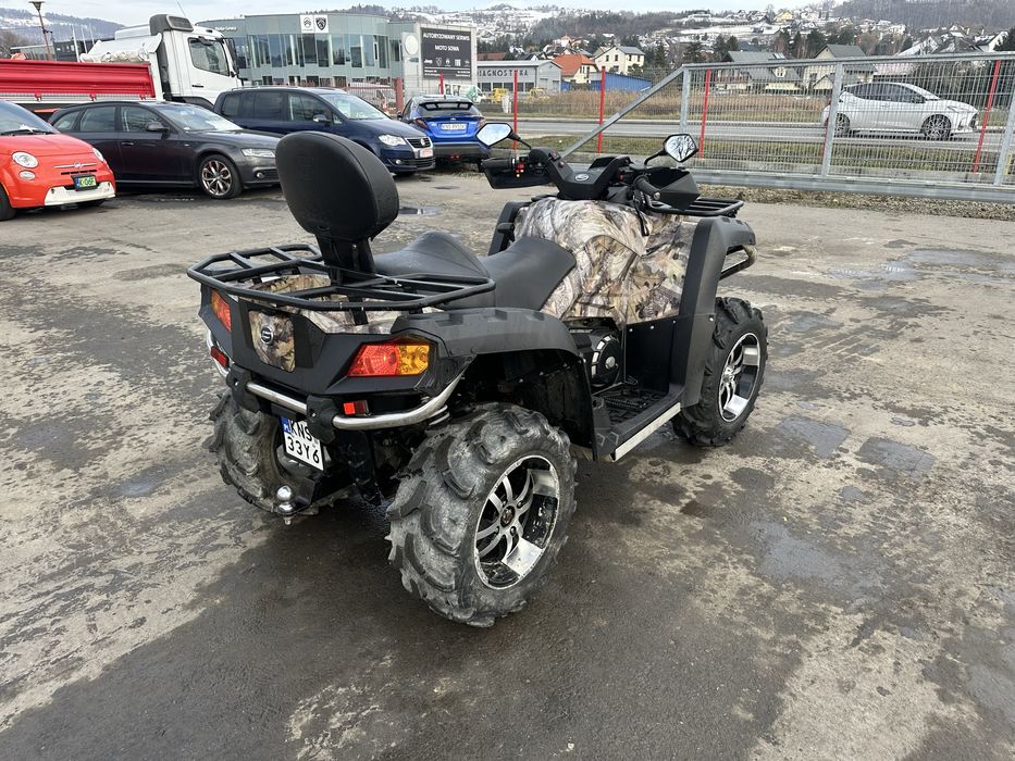 Quad cf moto 820 4x4 pług homologacja, 2 osobowy, eps