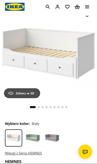 Łóżko Hemnes Ikea