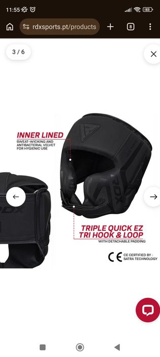 Capacete boxe RDX como novo