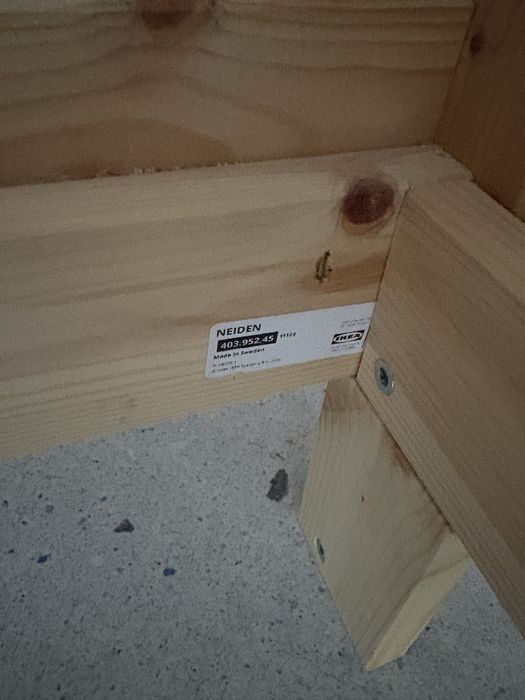 Rama łożka 90x200, Ikea Neiden