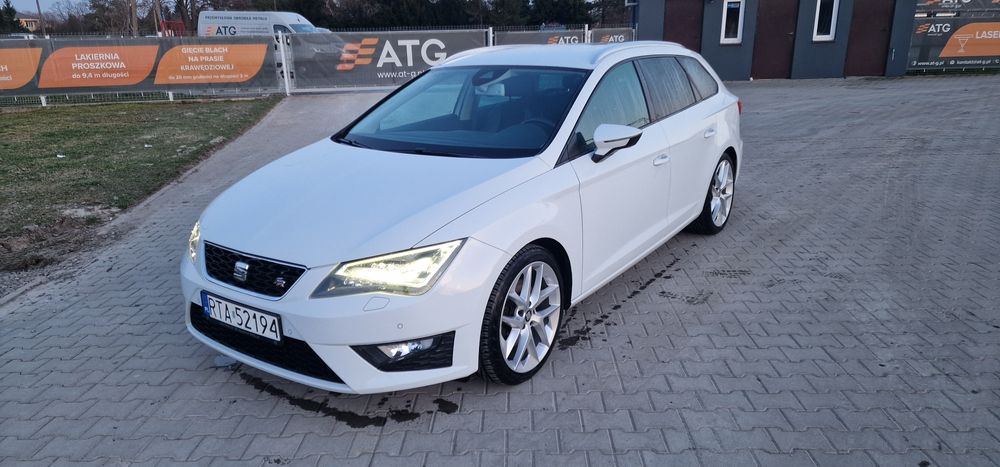 Seat Leon 5F FR – 2.0 TDI  K ombi Biała perła