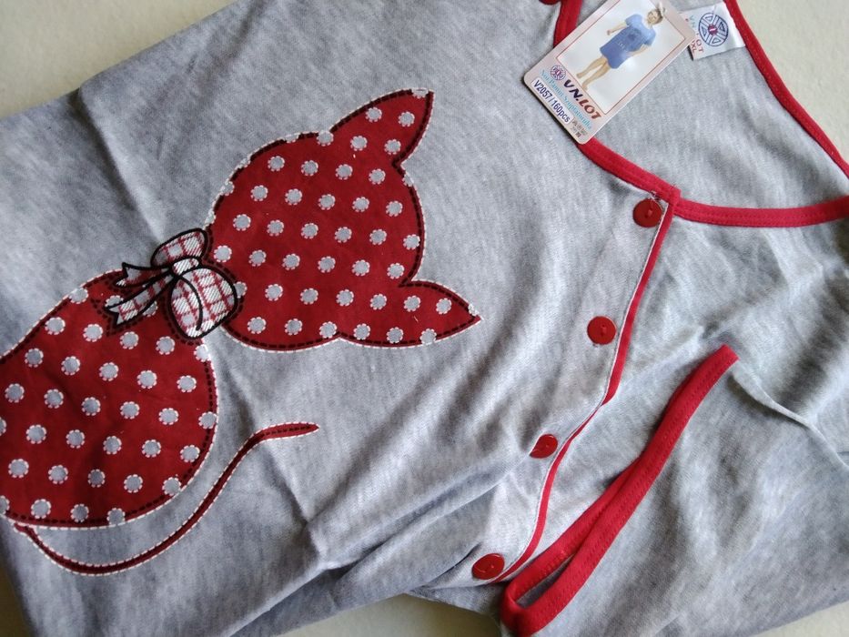 3XL 46 Koszula ciążowa rozpinana orpinana do karmienia na boki nocna