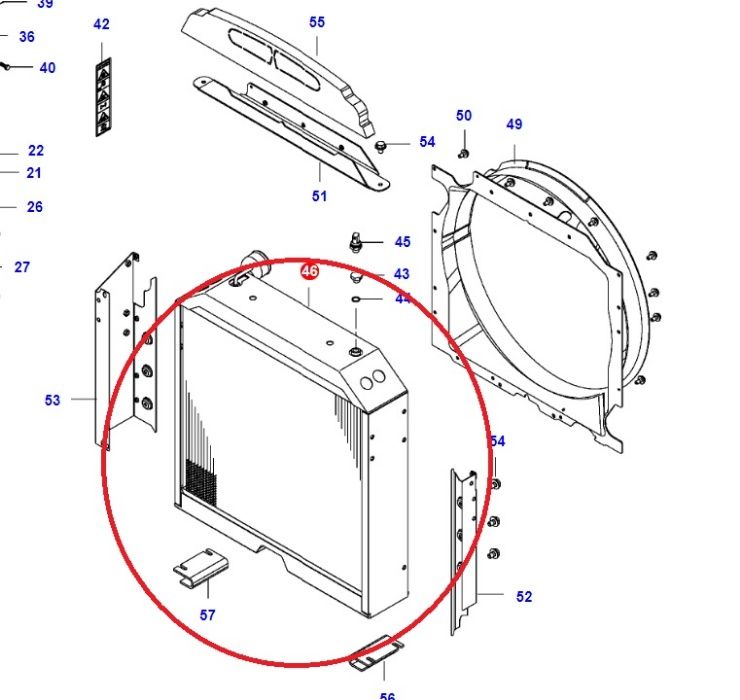 Chłodnica wody VALTRA seria T ACV00_06380