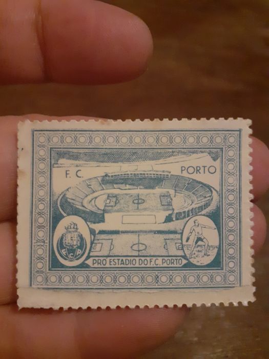 Vinheta anos 40 Estádio das Antas angariação de fundos raro