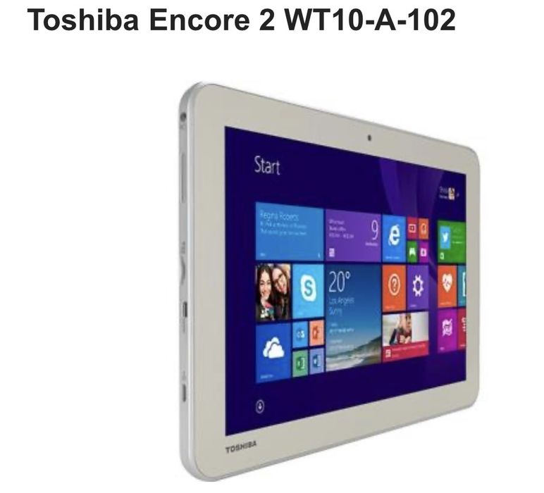 Toshiba Encore 2 WT10-A-102, com teclado e capa, como novo.
