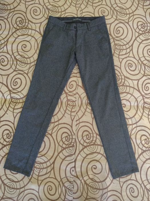 Чоловічі сині штани Davos в клітинку