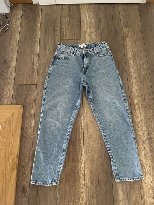 Spodnie jeansy mom HM 38