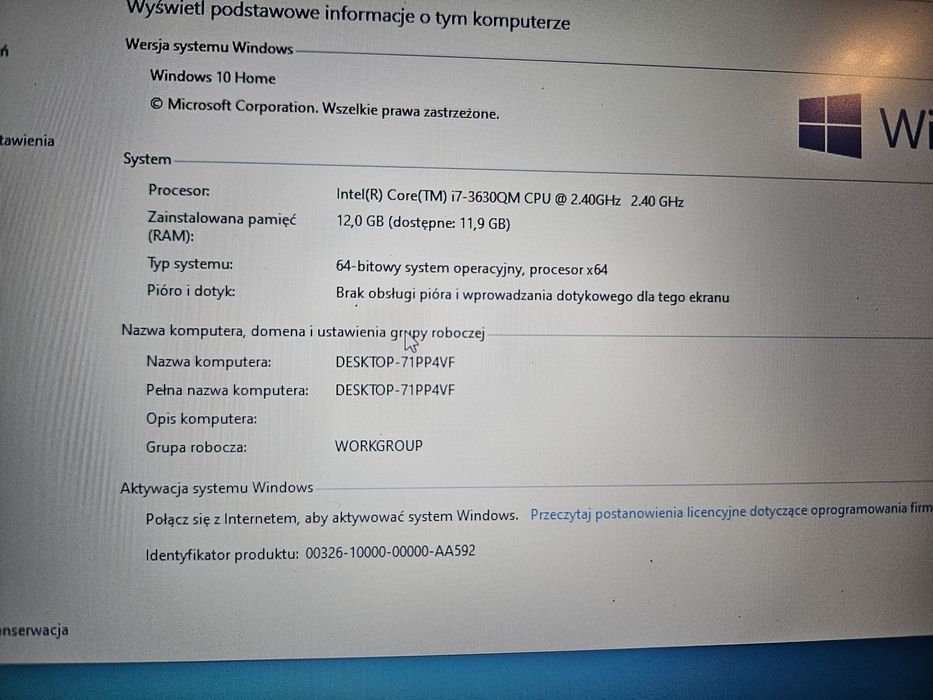 Laptop Dell Inspiron 7720