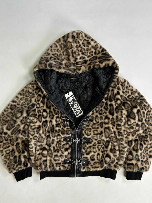 Бомбер с хутром куртка шуба курточка пуховик zip up мех аляска M L S