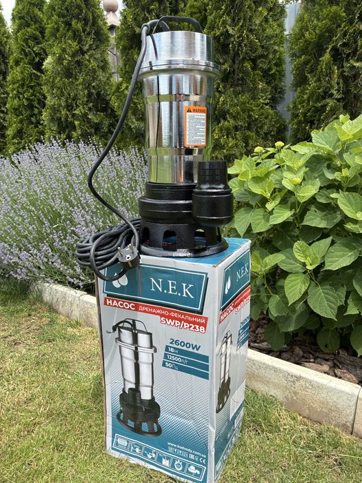 Фекальний, дренажний насос для каналізації 2.5 kw WQS