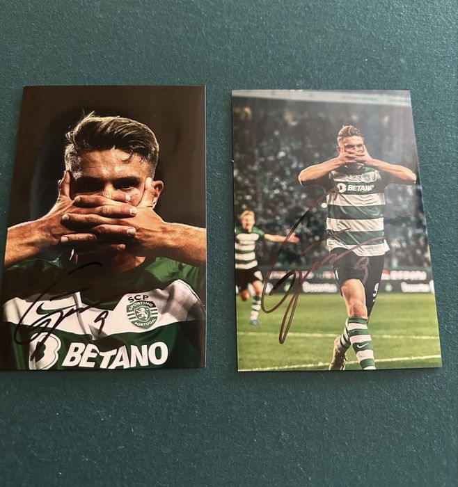 Viktor Gyokeres assinado/autografado Sporting